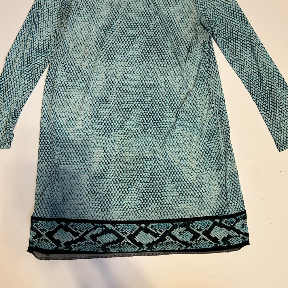 MICHAEL Michael Kors Blue Patterned Dress